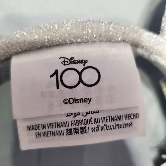 NWT Disney Parks 100 Years Platinum Cast Member Mickey Ears Headband - Picture 7 of 9